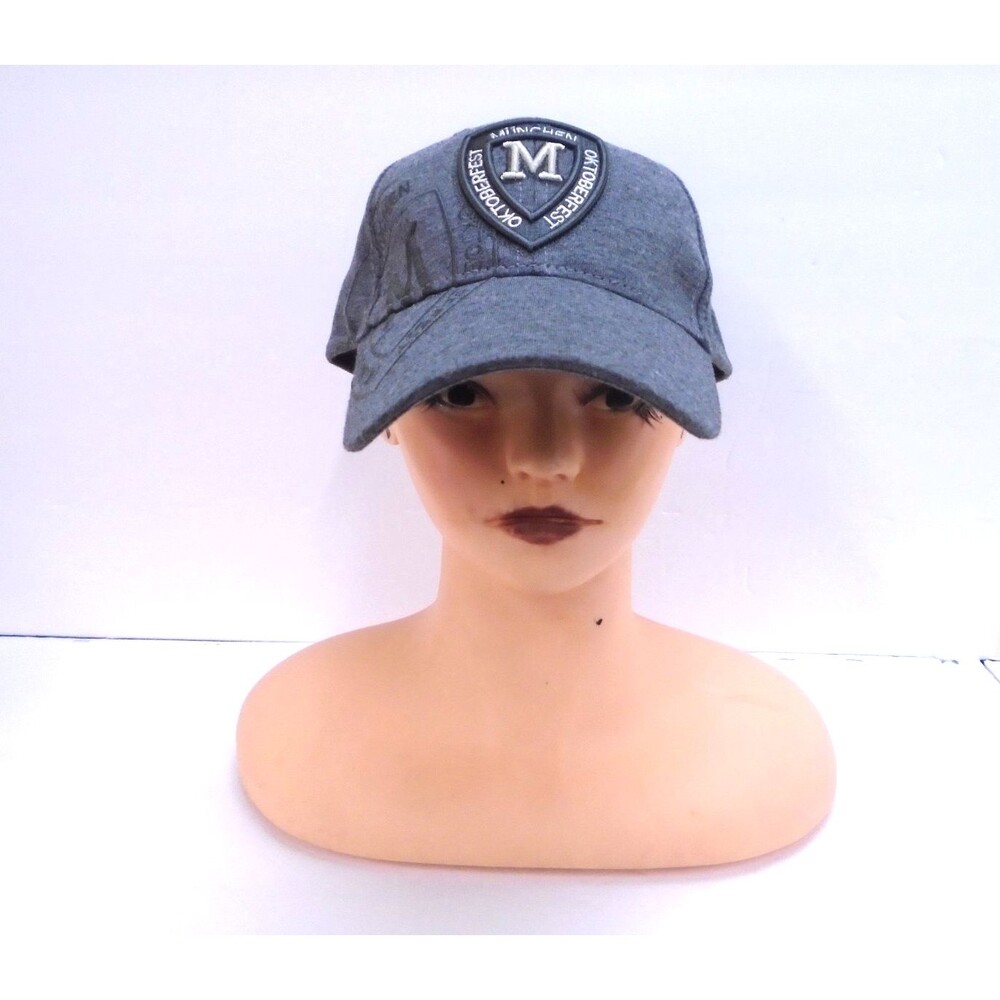 Robin Ruth Oktoberfest Germany baseball cap Hat Munich embroidered shield Gray
